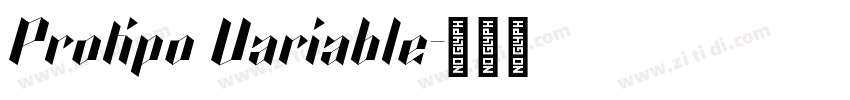 Protipo Variable字体转换